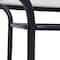 Flash Furniture Tory 27.5-in x 47.25-in Patio Table w/Tempered Glass Top w/Umbrella Hole and Steel Tube Frame, Blk FV-FRB7-120-7W-BLK-GG - alternate 7